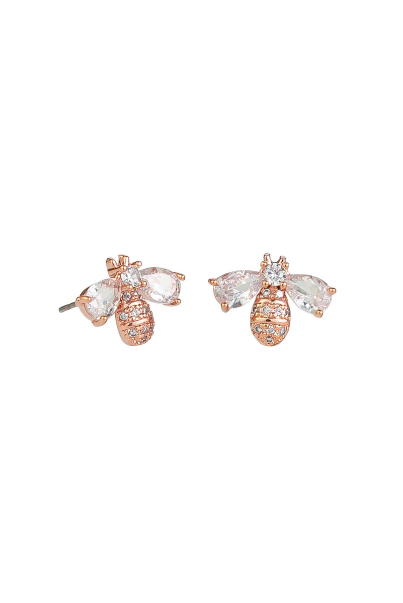 Tiger Tree Earrings Crystal Bee Studs Vivid in Bellingen