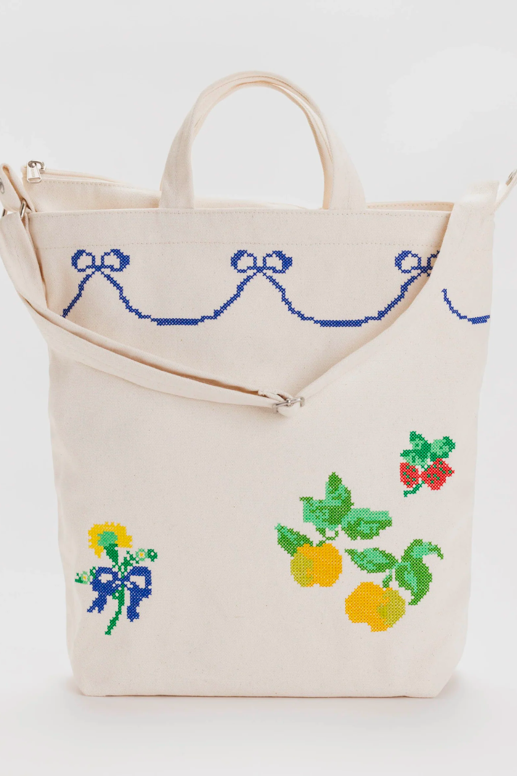 Baggu Zip Duck Bag Cross Stitch