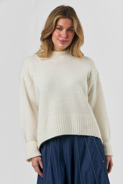 Naturals by O & J Knitwear W007 Jumper - White