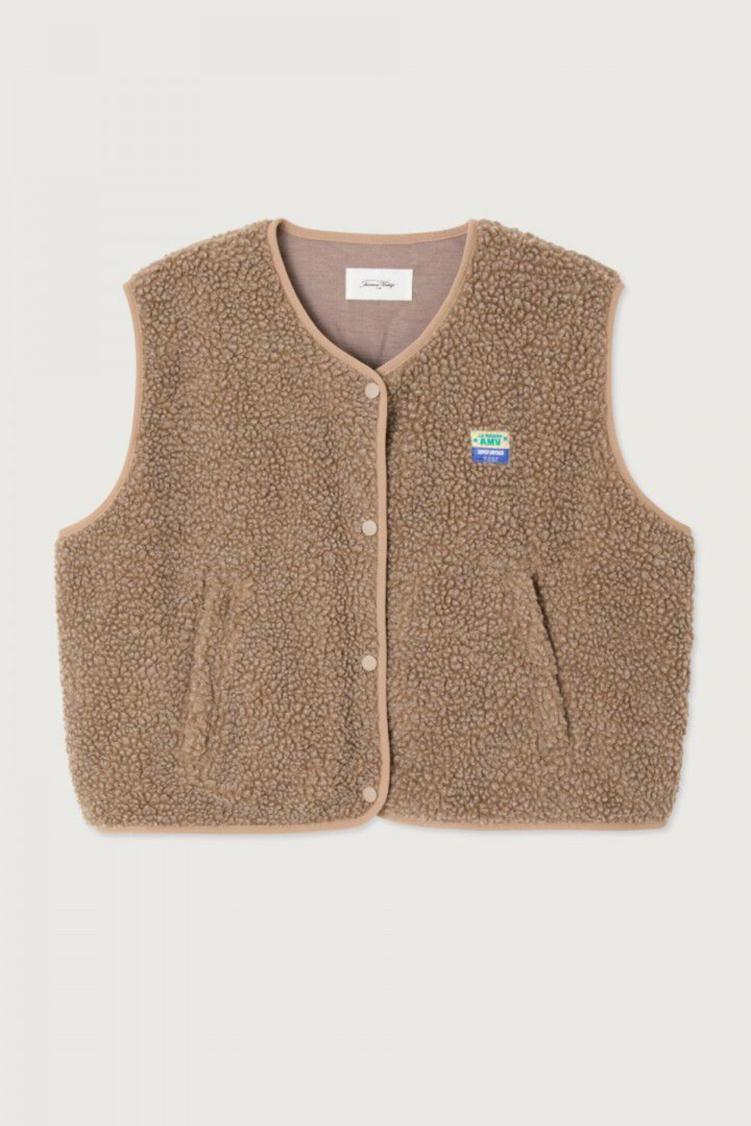 American Vintage Hoktown Vest - Nutmeg Melange – Vivid in Bellingen