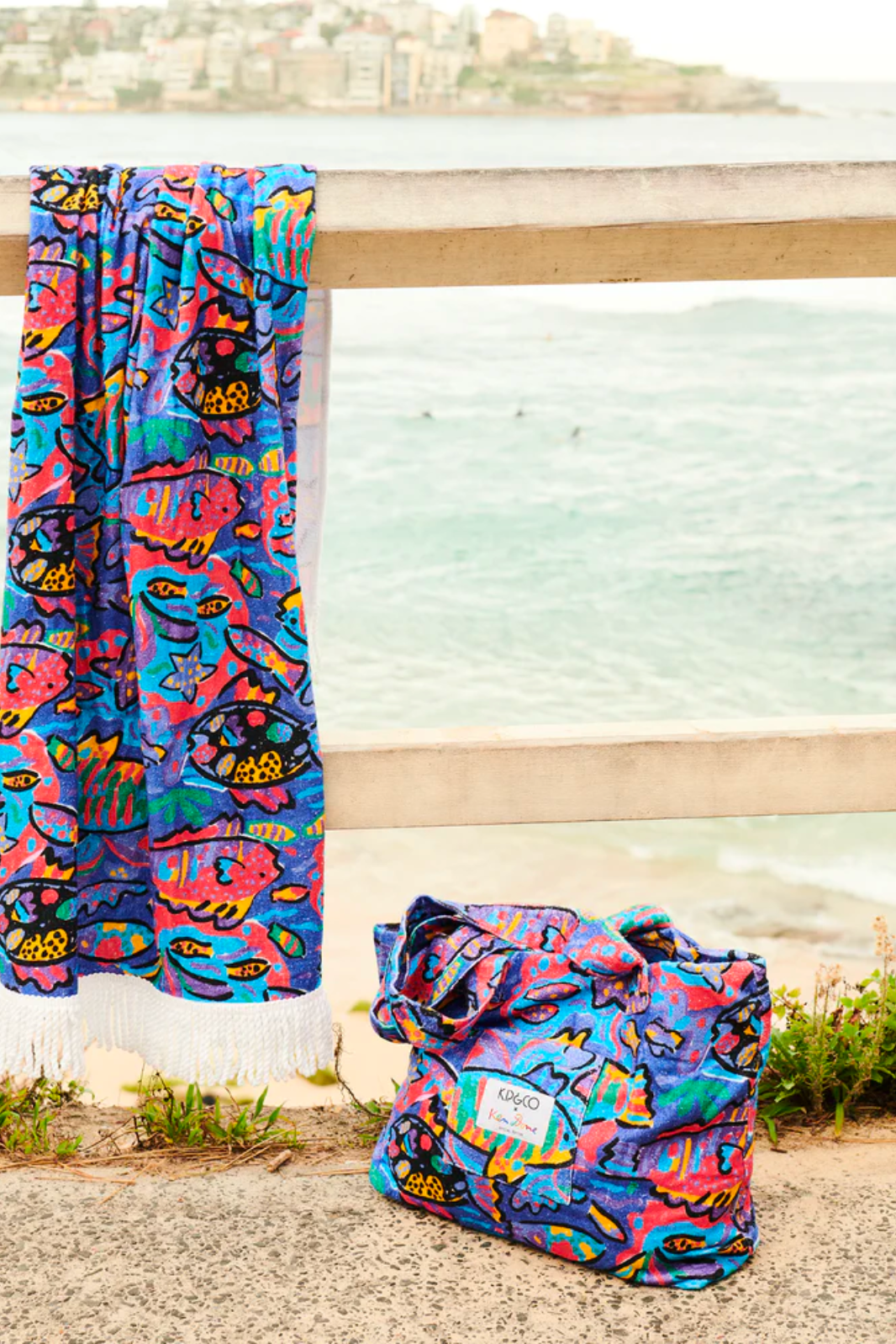 Tropical sales beach bag